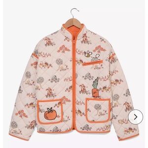 Disney Winnie the Pooh Veggie Garden Women's Quilted Jacket - BoxLunch Exclusive
